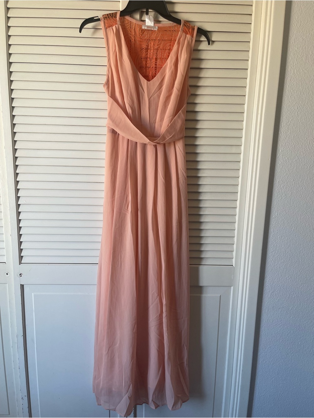 Esley Blush Pink Sleeveless Maxi Dress